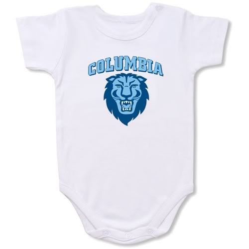 Columbia Lions Baby Bodysuit Creeper #02